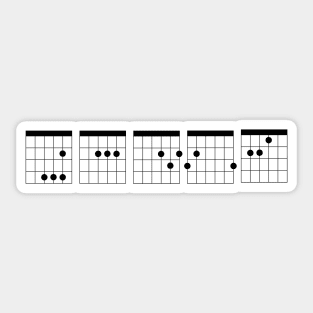 BADGE Chords Sticker